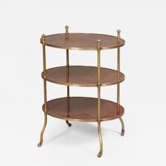Early 19th c English Campaign Plum Pudding Tiered Table - 2532656