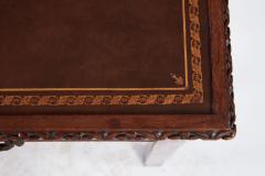 Early 19th c English Two Drawer Leather Top Writing Table - 4562470