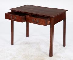 Early 19th c English Two Drawer Leather Top Writing Table - 4562472
