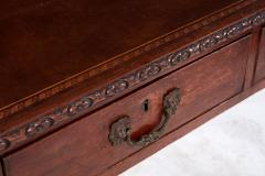Early 19th c English Two Drawer Leather Top Writing Table - 4562473