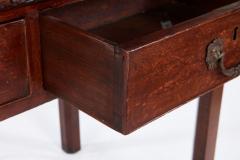 Early 19th c English Two Drawer Leather Top Writing Table - 4562476