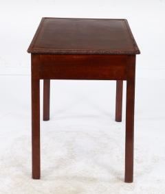 Early 19th c English Two Drawer Leather Top Writing Table - 4562477