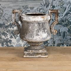 Early 19th c French Pair of Directoire Style Iron Urns - 4744529