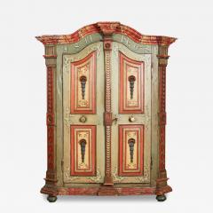 Early 19th c Painted Baroque Armoire - 4034000