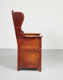 Early 19th c Welsh Oak Lambing Chair - 2504458