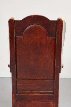 Early 19th c Welsh Oak Lambing Chair - 2504460