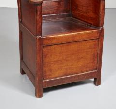 Early 19th c Welsh Oak Lambing Chair - 2504464