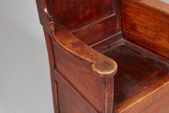 Early 19th c Welsh Oak Lambing Chair - 2504465