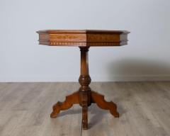 Early 19th century Inlaid Walnut Italian Side Table - 4205612