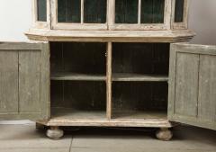 Early 19th century Swedish Vitrine White Painted Pine - 2309938