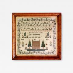 Early 19thC American Sampler By Mary Nelson Circa 1837 - 3702298