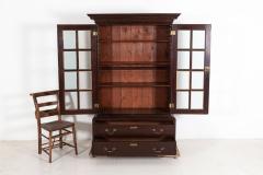 Early 19thC English Mahogany School Library Glazed Bookcase - 2113040