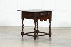 Early 19thC English Vernacular Oak Hall Table - 3528802