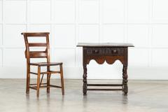 Early 19thC English Vernacular Oak Hall Table - 3528808