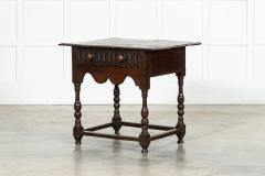 Early 19thC English Vernacular Oak Hall Table - 3528813