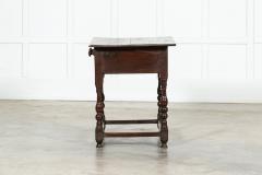 Early 19thC English Vernacular Oak Hall Table - 3528816