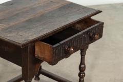 Early 19thC English Vernacular Oak Hall Table - 3528817