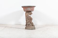 Early 19thC French Country House Stone Griffin Planter - 2263464