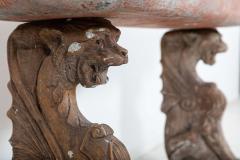 Early 19thC French Country House Stone Griffin Planter - 2263472