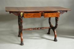 Early 19thc French Empire mahogany sofa table - 4787789