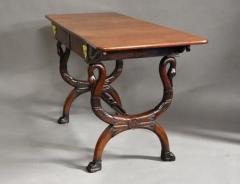 Early 19thc French Empire mahogany sofa table - 4787790