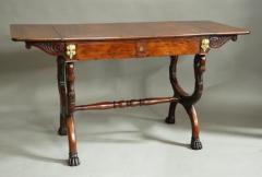 Early 19thc French Empire mahogany sofa table - 4787792