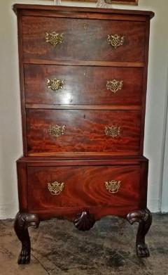 Early 20C Irish Georgian Style Mahogany Low Boy  - 4128278