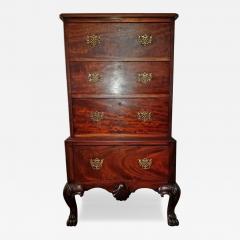 Early 20C Irish Georgian Style Mahogany Low Boy  - 4130362