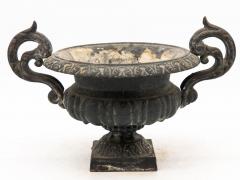 Early 20th C French Cast Iron Garden Urn - 3567942