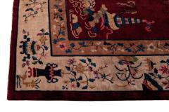 Early 20th Century Antique Chinese Art Deco Wool Rug 12 X 15 - 1429216