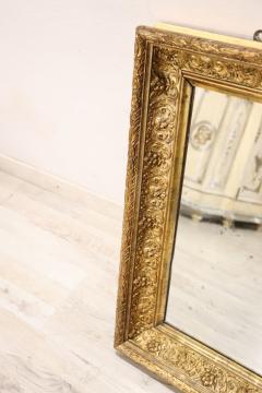 Early 20th Century Art Nouveau Gilded Wood Wall Mirror - 2955545