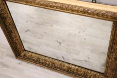 Early 20th Century Art Nouveau Gilded Wood Wall Mirror - 2955547