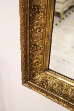 Early 20th Century Art Nouveau Gilded Wood Wall Mirror - 2955551