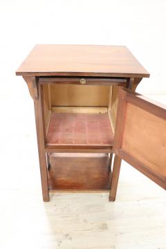 Early 20th Century Art Nouveau Inlaid Wood Side Table - 2823321