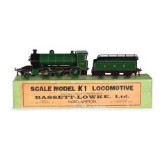 Early 20th Century Bassett Lowke K1 Gauge 1 GNR 1630 Steam Mogul Model - 4027651