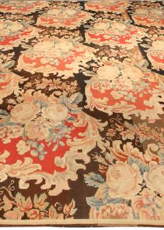Early 20th Century Bessarabian Floral Bouquets Design Handmade Carpet - 2454893