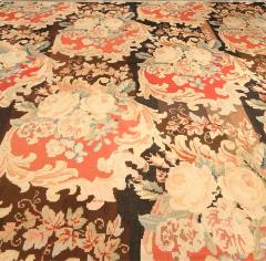 Early 20th Century Bessarabian Floral Bouquets Design Handmade Carpet - 2454894