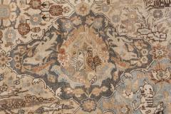 Early 20th Century Botanic Persian Tabriz Handmade Wool Rug - 2454148