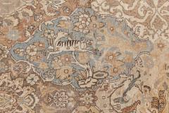 Early 20th Century Botanic Persian Tabriz Handmade Wool Rug - 2454150