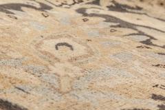 Early 20th Century Botanic Persian Tabriz Handmade Wool Rug - 2454151