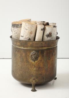 Early 20th Century Bronze Coal Scuttle Log Holder - 4125213