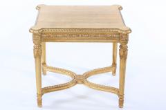 Early 20th Century Carved Giltwood End Table - 1820868