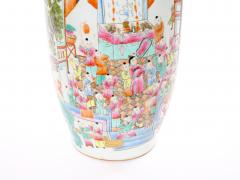 Early 20th Century Chinese Export Famille Rose 100 Boys Porcelain Floor Vase - 4552219