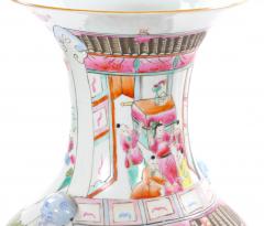 Early 20th Century Chinese Export Famille Rose 100 Boys Porcelain Floor Vase - 4552221