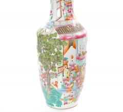 Early 20th Century Chinese Export Famille Rose 100 Boys Porcelain Floor Vase - 4552223