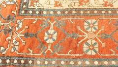 Early 20th Century Chinese Royal Crimson and Blue Handwoven Wool Rug - 2451237