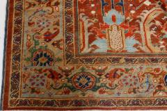 Early 20th Century Colorful Persian Heriz Handwoven Wool Carpet - 2453967