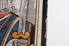 Early 20th Century Double Sided Kings Head Hand Painted Metal English Pub Sign - 4242777
