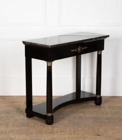 Early 20th Century Ebonised Console Table in the Empire Style - 3782923