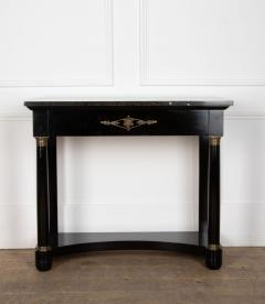 Early 20th Century Ebonised Console Table in the Empire Style - 3782925